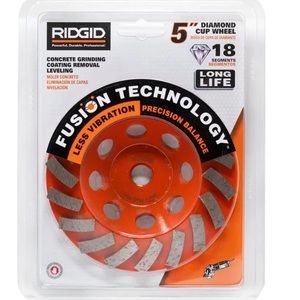 RIDGID
5 in. 18-Segment Turbo Cup Grinding Wheel